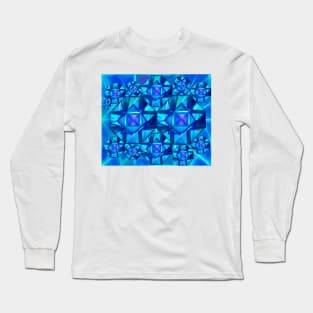 Diamonds - blue diamond precious stone Long Sleeve T-Shirt